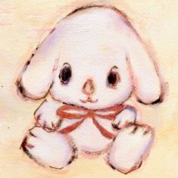 Plushie of Rop ear rabbit